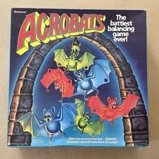 Acrobats, by Pressman, 1989 (2-4 Players, Ages 6+) **Missing 3