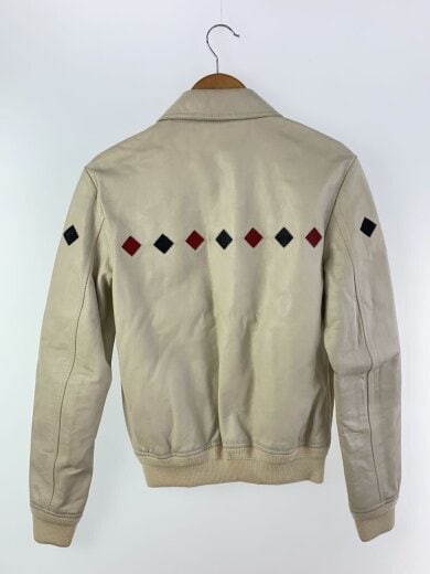 SAINT LAURENT Giacca Blouson in pelle Taglia 44 Pelle di mucca CRM 