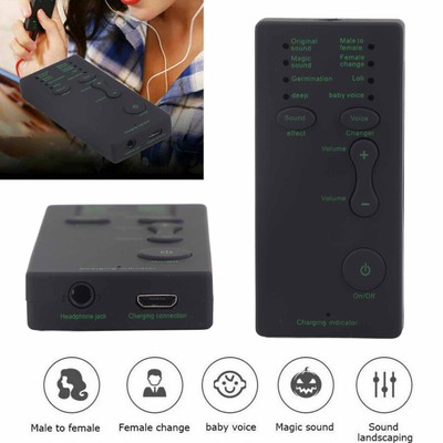 Mini Voice Changer Device Portable Sound Card Broadcast For Mobile Phone Com AP9