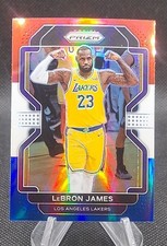 2021-22 Panini Prizm - LeBron James #91 Red White & Blue Prizm (A) 🏀🔥🏀🔥