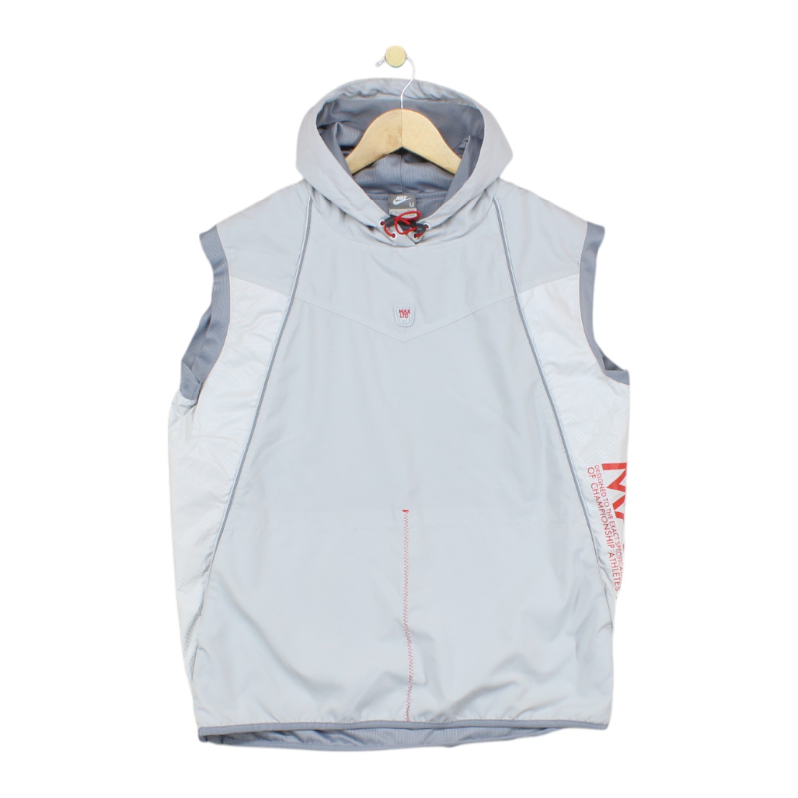 SACAI X NIKE Vintage Nike Air Max Ltd Gilet Giacca Uomo Taglia M Grigio Pullover