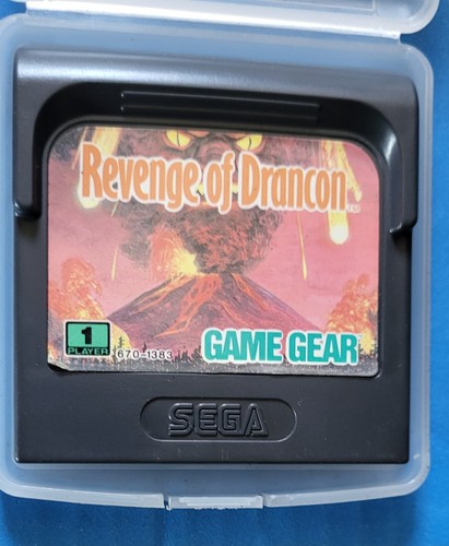 Sega Gamegear Revenge of Drancon w/ Original Game Gear  Case Wonder Boy - Picture 5 of 7