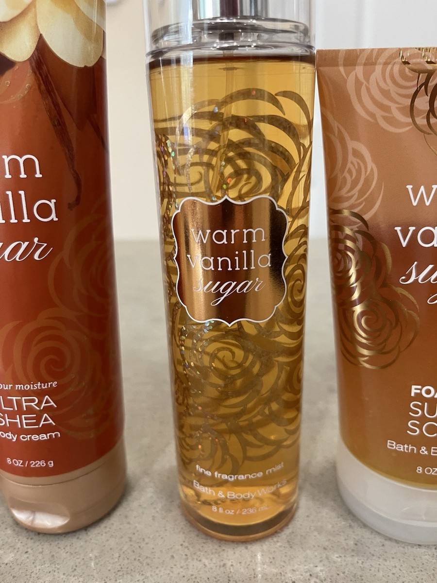 Bath & Body Works Warm Vanilla Sugar 5 Piece Gift Set | eBay
