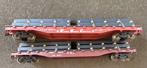 Coche plano HO Bachmann 52' - Super control de choque #90874 y Union Pacific #57271 | Condition: Used