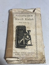 Antique Kodak Instruction Booklet Picture Taking Kodak Senior Six-16 Eastman