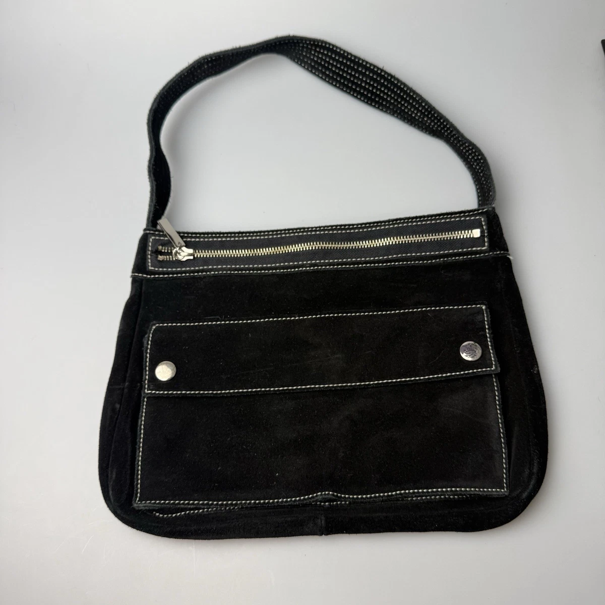 SAC BANANE CUIR VÉRITABLE DAIM 0924001