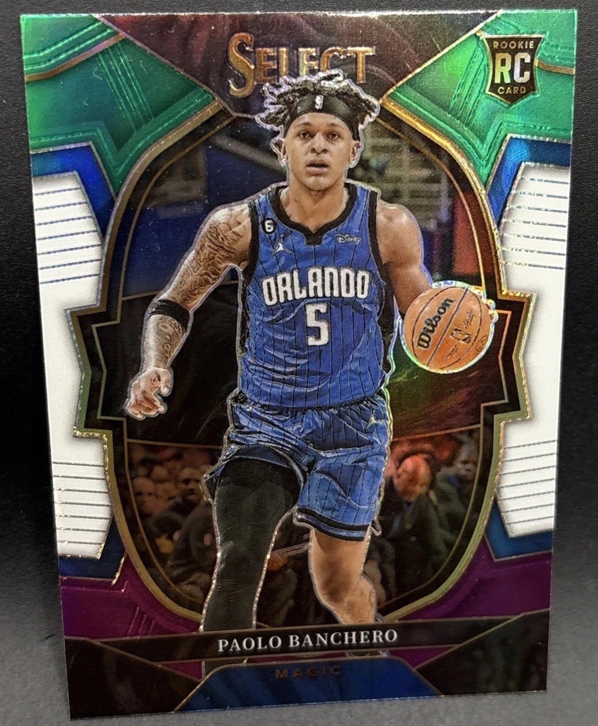 Paolo Banchero 2022-23 Select Concourse Tri Color Prizm Rookie #72 RC EX+