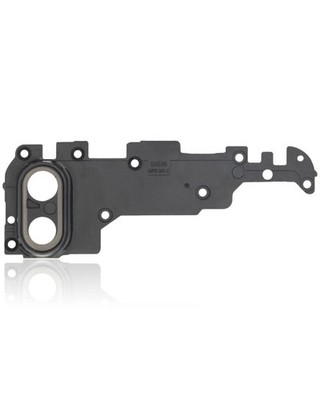 Back Camera Lens Bezel Bracket Compatible with Samsung Galaxy A10S Black