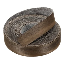 7/8" x 25 ft Wood Edge Banding, Pre-Glued Iron on Edging Strip, Dark Walnut