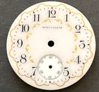 Antique Waltham 3/0s Fancy Pocket Watch Dial Parts 28.1mm Gold USA