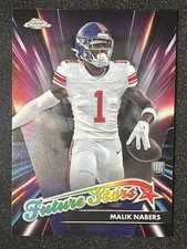 2024 Topps Chrome Football - Malik Nabers - Future Stars #FS-9 - Giants (RC)