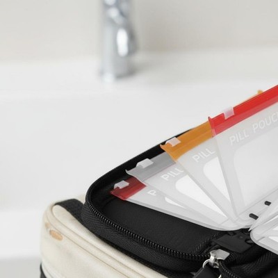 7 Stück Wasserdichter Pillenorganizer Tragbar Wasserfester Tabletten-Organizer