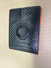 Zitahli Mens Wallet AirTag Holder Slim RFID Leather Black Orange NEW — photo 1
