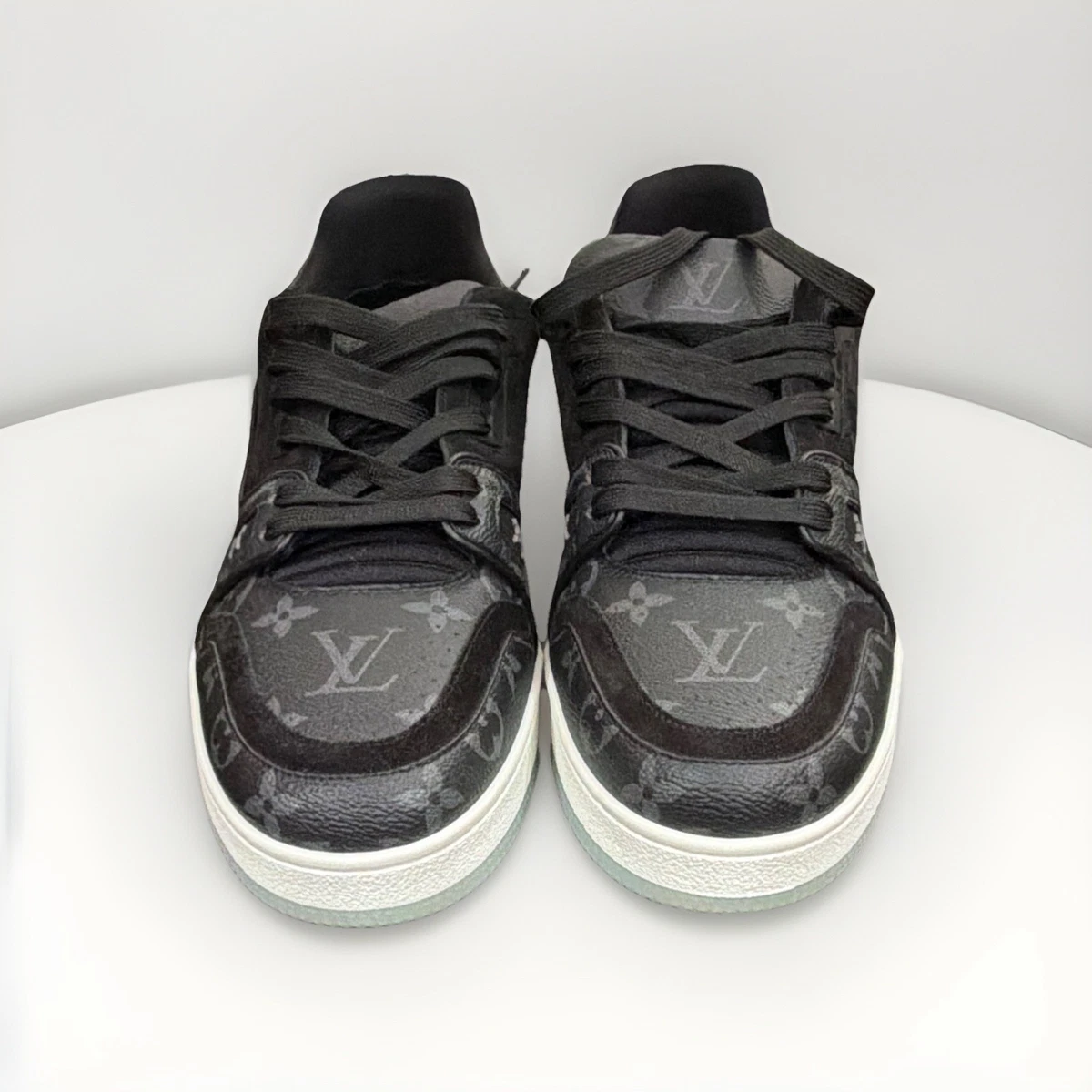 Louis Vuitton Trainer Low Black Monogram for sale | eBay