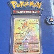 Pokémon TCG Kartana GX Secret Rare Holo 117/111 SM-Crimson Invasion 2017