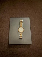 Tory Burch Collins Cream Dial Two-tone Ladies Watch TB1305
