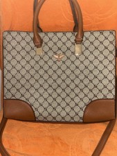 Queen Bee Womens Handbag Brown Leather Tote