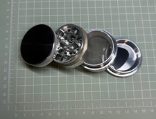 50mm , ( 4 Part ) Quality Herb Grinder with Magnet ( Model: Super A )