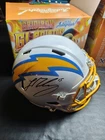 LADD MCCONKEY SIGNED LOS ANGELES CHARGERS Full Size Replica helmet Beckett