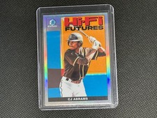 CJ ABRAMS 2022 Bowman Chrome Hi-Fi Futures Refractor San Diego Padres #HIFI-8