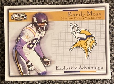 2002 Pacific Exclusive - Exclusive Advantage Randy Moss #12