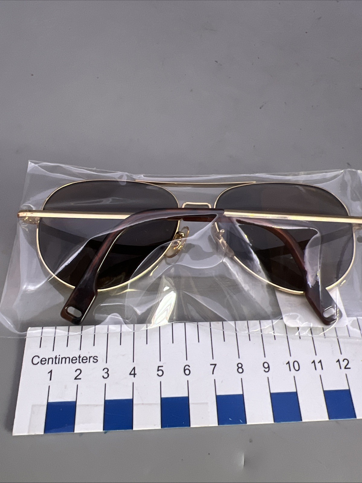 American Optical General Polarized Aviator Sunglasses 58-14 24k USA I08