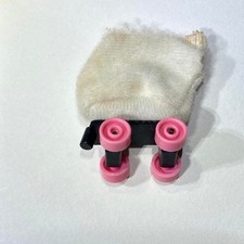 1 Vintage mlp My Little Pony GREAT Roller SKATE replacement SHOE-white  pink