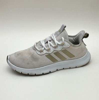 Adidas Women's Nario Move Running Shoes White Beige Sandy US Size 7