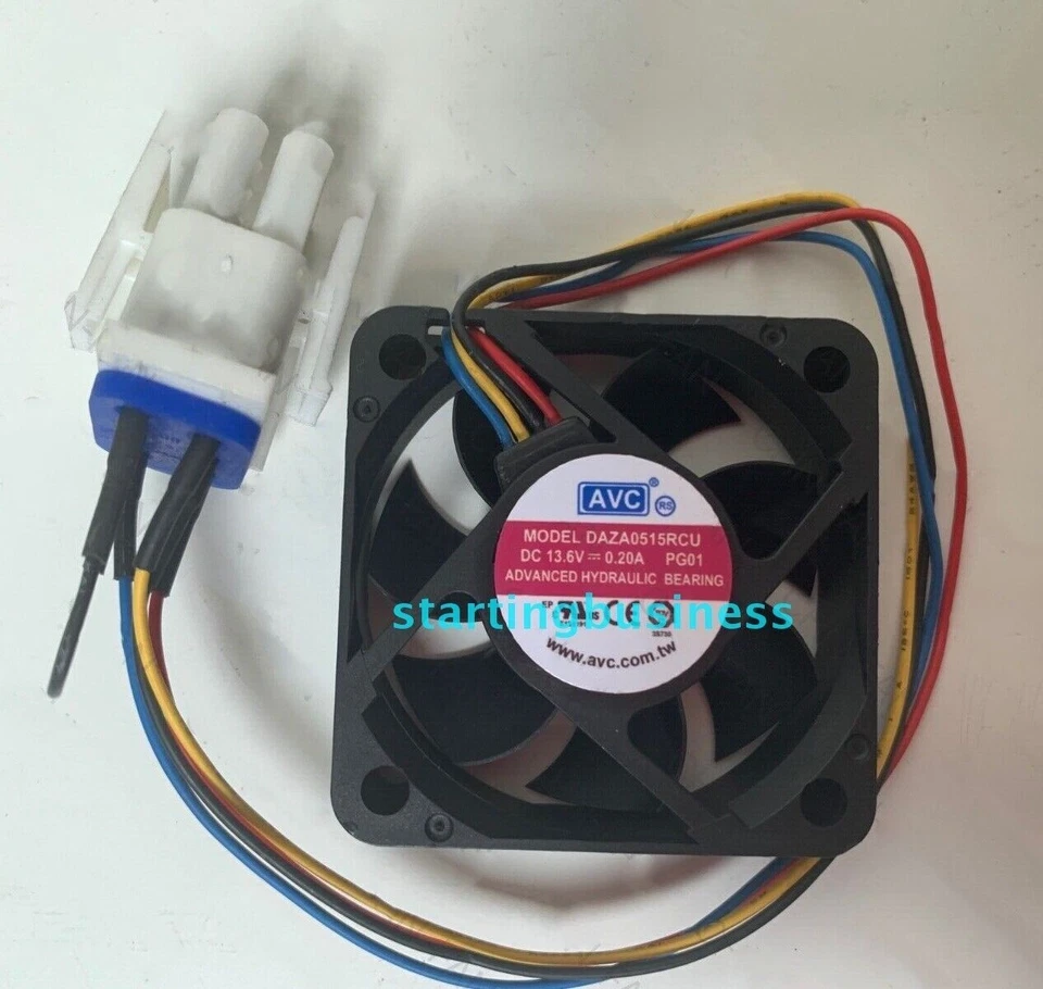 1PC AVC DAZA0515RCU 13.6V 0.20A 4-wire plug 5015 waterproof cooling fan - Image 3 of 4