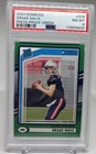 2024 Panini Donruss Rated RC Drake Maye #379 Press Proof Green Patriots PSA 8