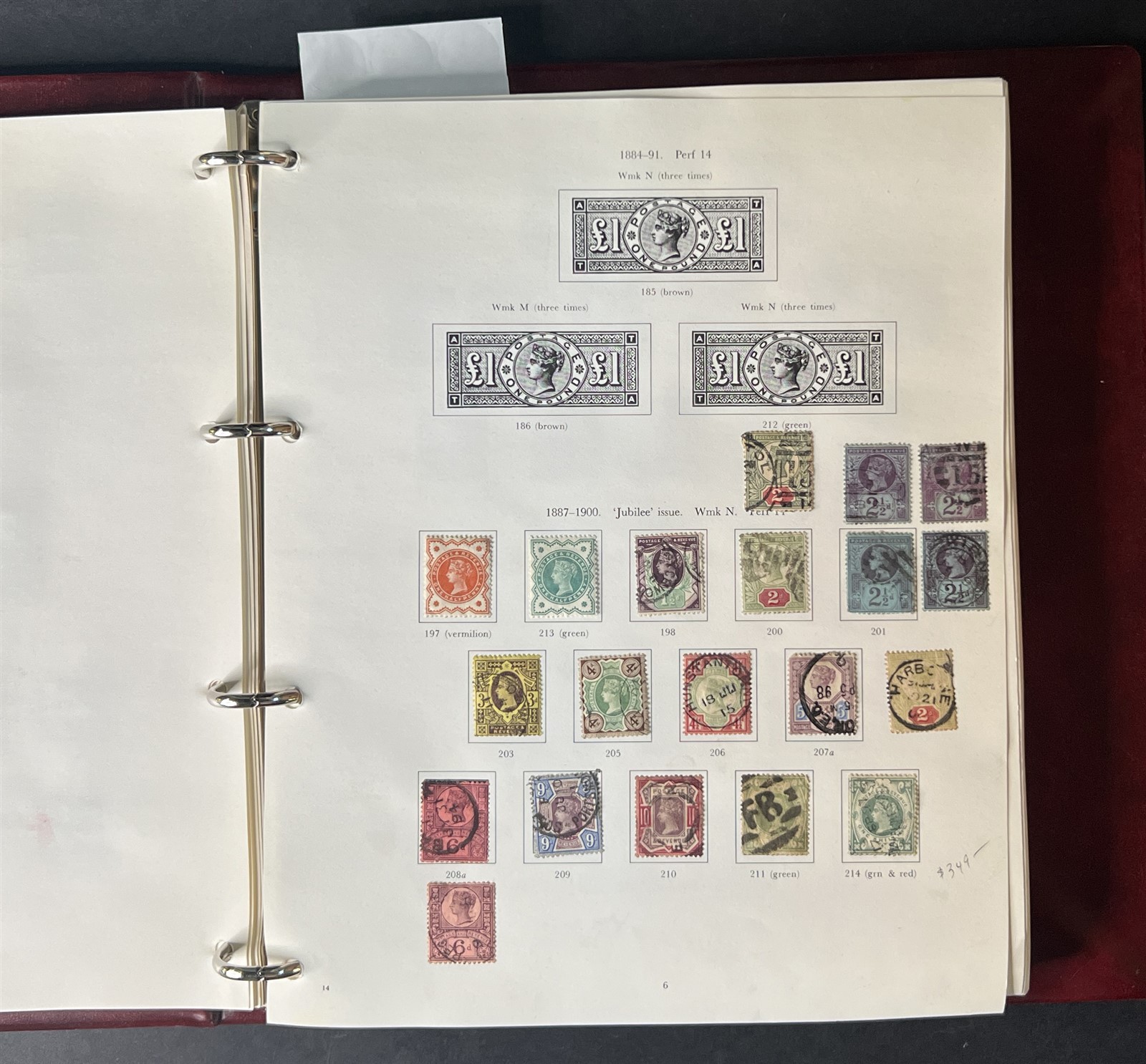 High Value Great Britain Collection in Gibbons Album 1940-1983 ZAYIX 0825G3895