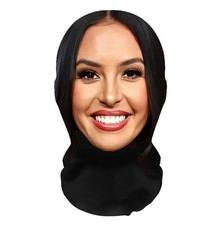 Maya Jama 3D Printed Face Mask Balaclava - Funny Celebrity Cosplay Costume Gear