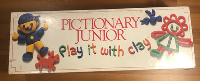 NIB 1988 Pictionary Junior: Play it with Clay Edition | Sealed