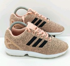 ADIDAS ZX FLUX W Haze Coral/Core Black White Trainers ART BB2260 UK Size 6/EU 39