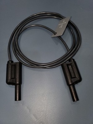 Pomona 6727-0 (Black) Test Lead   4mm Stackable Banana to Stackable Banana