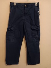 Carter's Pants Young Boys Size 14 Cargo Carpenter Blue Used Faded Play Home wear