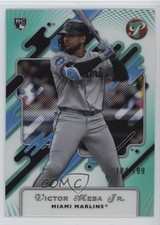 2025 Topps Pristine Aqua Refractor 184/199 Victor Mesa Jr #111 1fm1