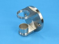 Edelstahl GeläNderpfosten Rohr Halter Va Zum Stecken 42,4 Ø 110Mm Wandhalter V4A