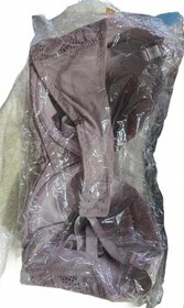 Set of 3 Lace removable strap Bras - White, burgundy and light purple