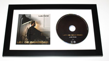LUIS FONSI SIGNED FRAMED LEY DE GRAVEDAD LAW OF GRAVITY CD COVER ALBUM COA