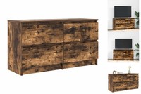 Tv-Schrank RäUchereiche 100X35X54 Cm Holzwerkstoff