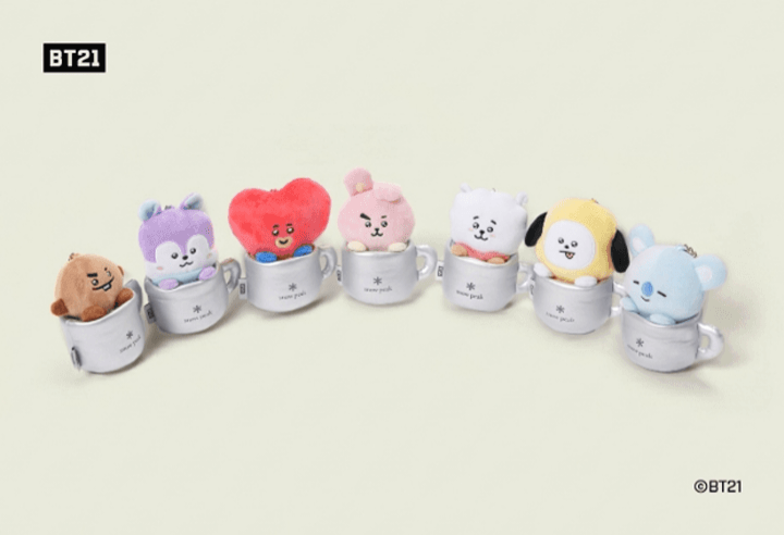 Pre-order] BTS BT21 Snow Peak 2026 New Plush Keychain Cup Mug