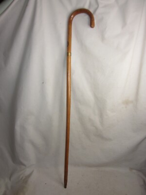 vintage antique American Legion Louisville 1929 wooden cane walking assist wood
