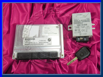 BMW Z3 3 5er E36 E46 E39 2.5i M54 MOTORSATZ ECU COMPUTER DME MS43 EWS SCHLÜSSEL