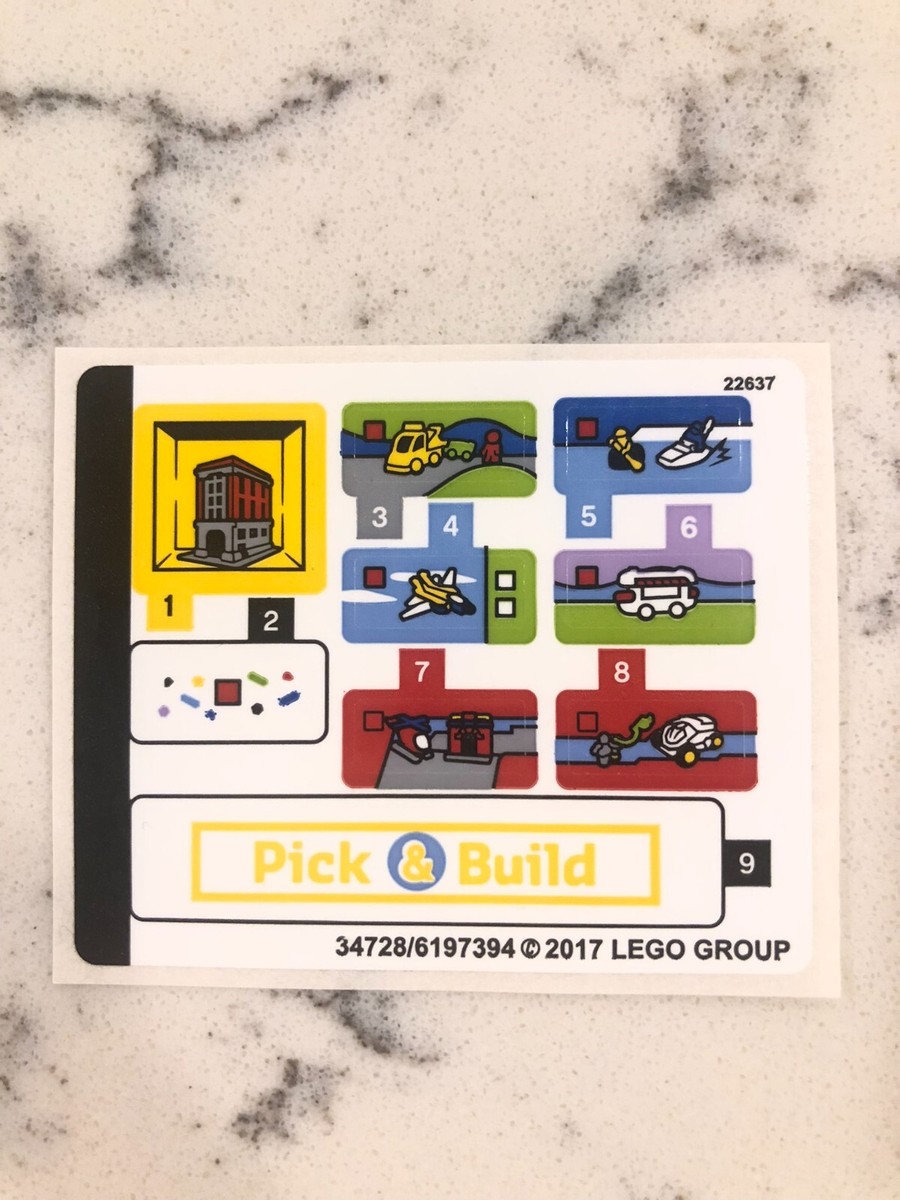 LEGO STICKER SHEET for 40178 Iconic VIP polybag, New & Genuine! | eBay