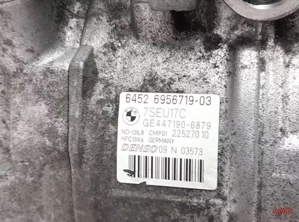 Компрессор переменного тока 2011 BMW 335i 335xi N54 N55 Turbo E92 E90 64526956719 - Изображение 2 из 3