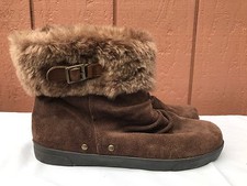 Nine West Vintage America Collection Ankle Boot NWABOLONE Brown Leather US 6.5
