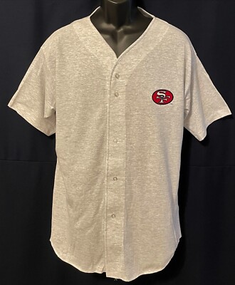 Vintage SF 49ers NINERS College Concepts FAN JERSEY SHIRT THIN NEW Old Stock LGE