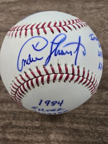 Andre Thornton Signed Baseball With Inscription JSA CoA EE69915