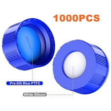 Blue Screw Caps w/Hole 9-425PTFE/Silicone septa Pre-Slit F 2mL Autosampler vials